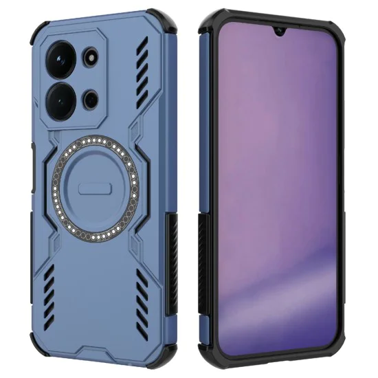 Калъф – Techsuit ArmorMag – Xiaomi Redmi 15C 4G / Redmi 15C 5G – Син