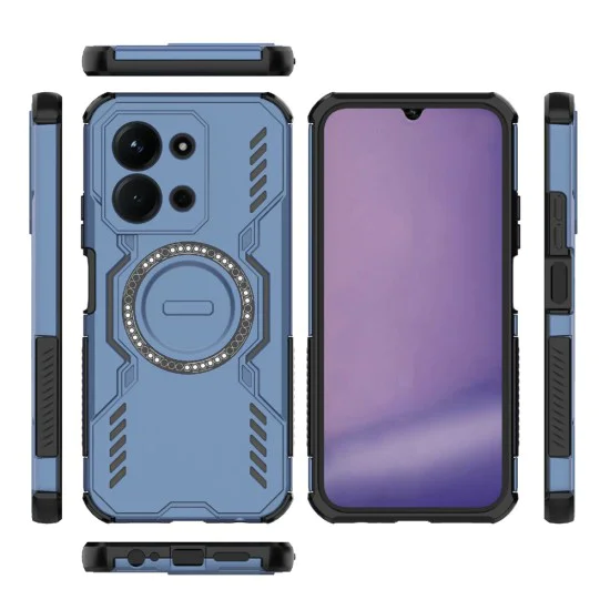 Калъф – Techsuit ArmorMag – Xiaomi Redmi 15C 4G / Redmi 15C 5G – Син
