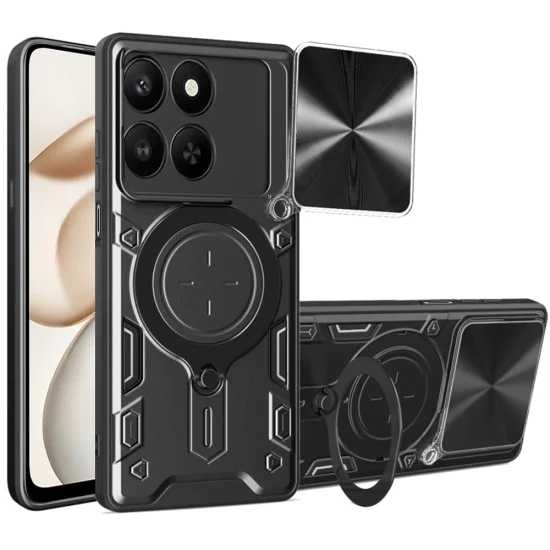 Калъф – Techsuit CamGuard Pro – Honor 400 Smart 5G / 400 Smart 4G / X7d 4G – Черен