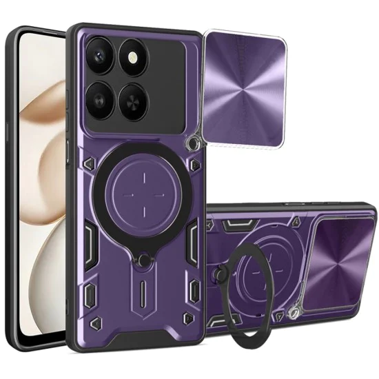 Калъф – Techsuit CamGuard Pro – Honor 400 Smart 5G / 400 Smart 4G / X7d 4G – Лилав