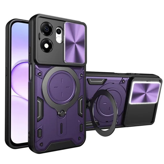 Калъф Techsuit CamGuard Pro - Honor 600 Smart - Лилав