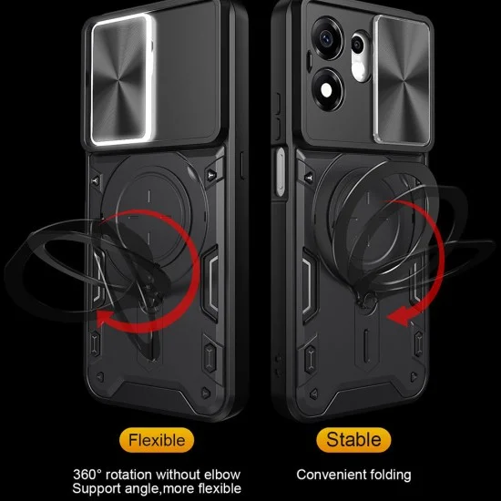 Калъф Techsuit CamGuard Pro - Honor 600 Smart - Лилав