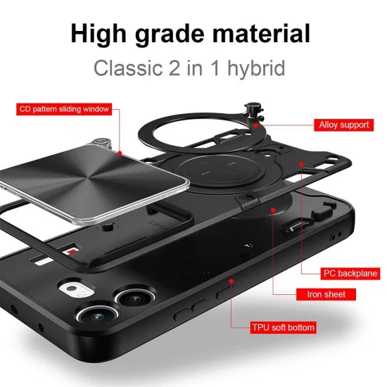 Калъф Techsuit CamGuard Pro - Nothing Phone (4b) - Черен
