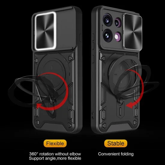 Калъф Techsuit CamGuard Pro - Oppo Reno16 F / Reno16 FS - Черен