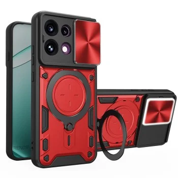 Калъф Techsuit CamGuard Pro - Oppo Reno16 F / Reno16 FS - Червен