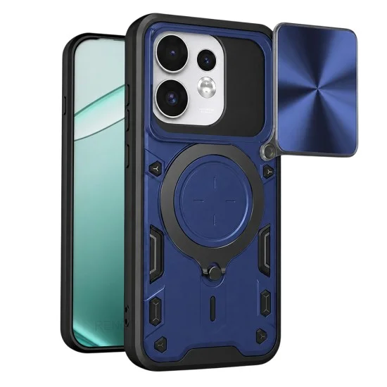 Калъф Techsuit CamGuard Pro - Oppo Reno16 / Reno16 Pro - Син