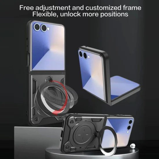 Калъф – Techsuit CamGuard Pro – Samsung Galaxy Z Flip7 – Черен