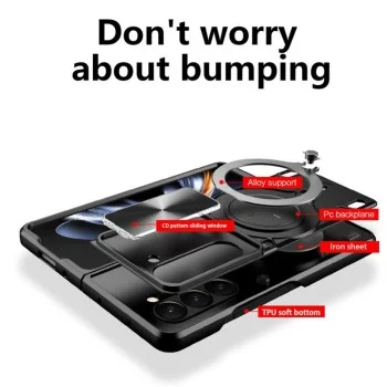 Калъф Techsuit CamGuard Pro - Samsung Galaxy Z Fold7 / Z Fold8 Ultra - Син