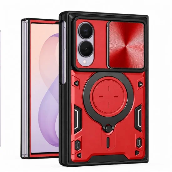 Калъф Techsuit CamGuard Pro - Samsung Galaxy Z Fold8 - Червен