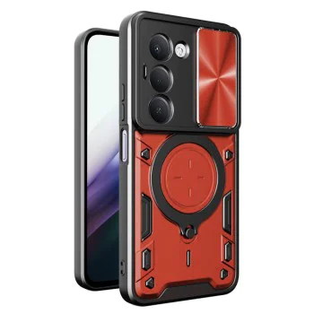 Калъф – Techsuit CamGuard Pro – Xiaomi Redmi 15 4G / Redmi 15 5G – Червен