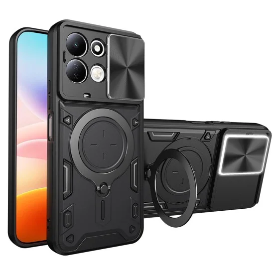 Калъф Techsuit CamGuard Pro - Xiaomi Redmi 17 4G / Redmi 17 5G - Черен