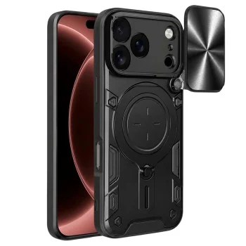 Калъф Techsuit CamGuard Pro - iPhone 18 Pro Max / iPhone 17 Pro Max - Черен