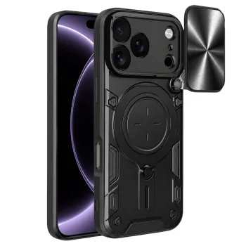 Калъф Techsuit CamGuard Pro - iPhone 18 Pro / iPhone 17 Pro - Черен