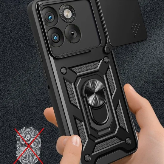 Калъф Techsuit CamShield Series - Motorola Edge 70 Max - Черен