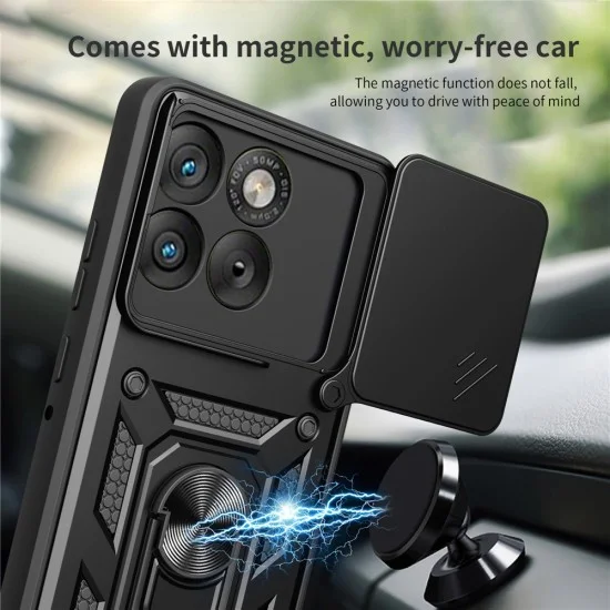 Калъф Techsuit CamShield Series - Motorola Edge 70 Max - Черен