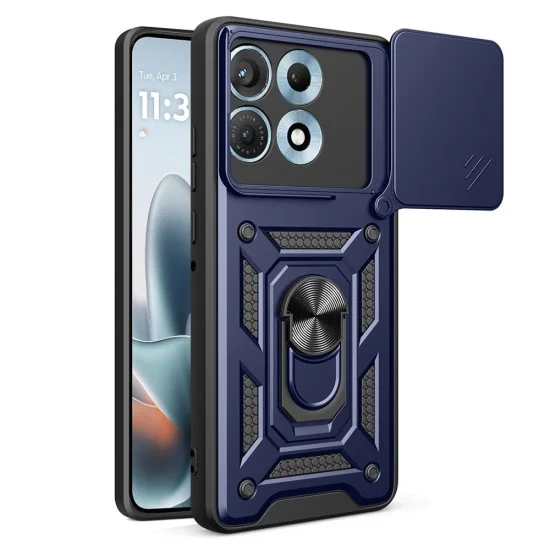 Калъф Techsuit CamShield Series - Motorola Edge 70 Max - Син