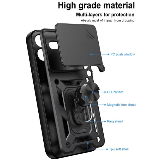 Калъф Techsuit CamShield Series - Nothing Phone (4b) - Черен