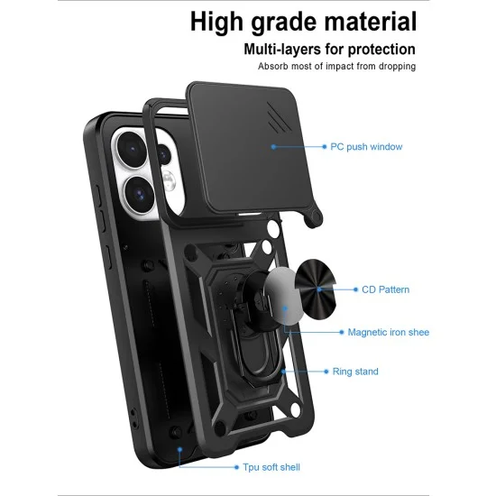 Калъф Techsuit CamShield Series - Oppo Reno16 / Reno16 Pro - Розов