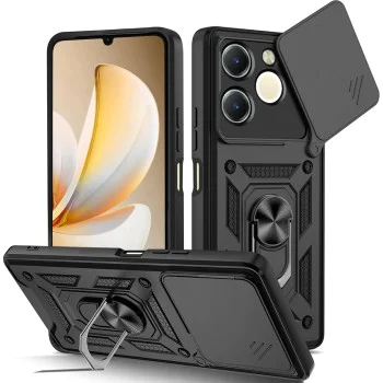 Калъф – Techsuit CamShield Series – Realme Note 70T – Черен