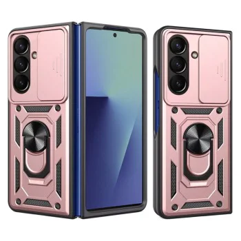Калъф – Techsuit CamShield Series – Samsung Galaxy Z Fold7 – Розово злато