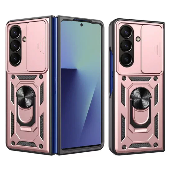 Калъф – Techsuit CamShield Series – Samsung Galaxy Z Fold7 – Розово злато