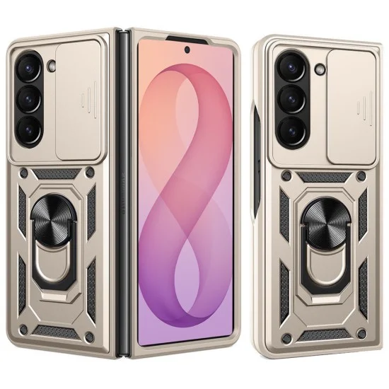 Калъф Techsuit CamShield Series - Samsung Galaxy Z Fold7 / Z Fold8 Ultra - Златист