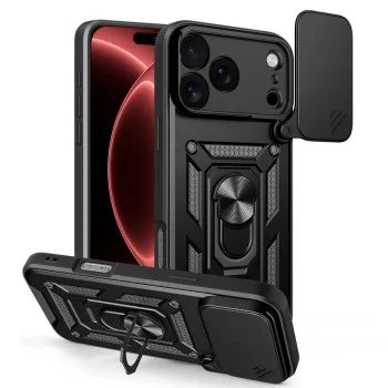 Калъф Techsuit CamShield Series - iPhone 18 Pro Max / iPhone 17 Pro Max - Черен