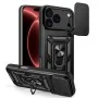 Калъф Techsuit CamShield Series - iPhone 18 Pro / iPhone 17 Pro - Черен