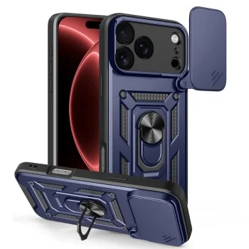 Калъф Techsuit CamShield Series - iPhone 18 Pro / iPhone 17 Pro - Син