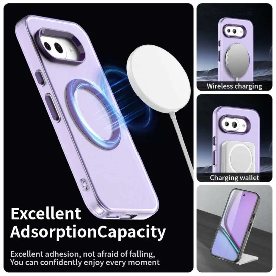 Калъф Techsuit CandyCase MagSafe - Google Pixel 10a - Лилав