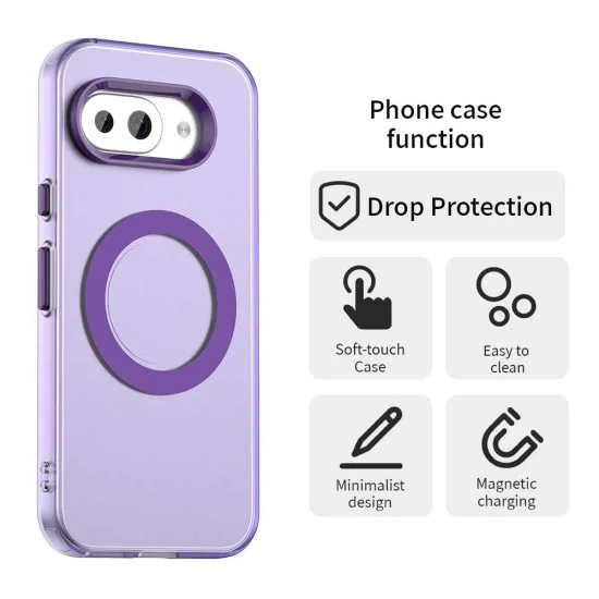 Калъф Techsuit CandyCase MagSafe - Google Pixel 10a - Лилав