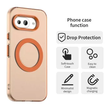 Калъф Techsuit CandyCase MagSafe - Google Pixel 10a - Оранжев