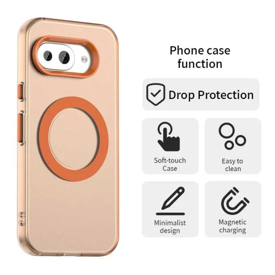 Калъф Techsuit CandyCase MagSafe - Google Pixel 10a - Оранжев