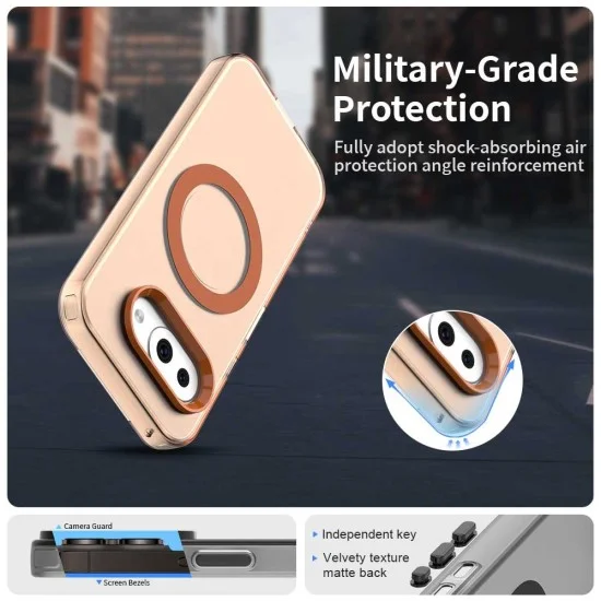 Калъф Techsuit CandyCase MagSafe - Google Pixel 10a - Оранжев