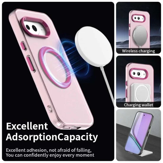 Калъф Techsuit CandyCase MagSafe - Google Pixel 10a - Розов