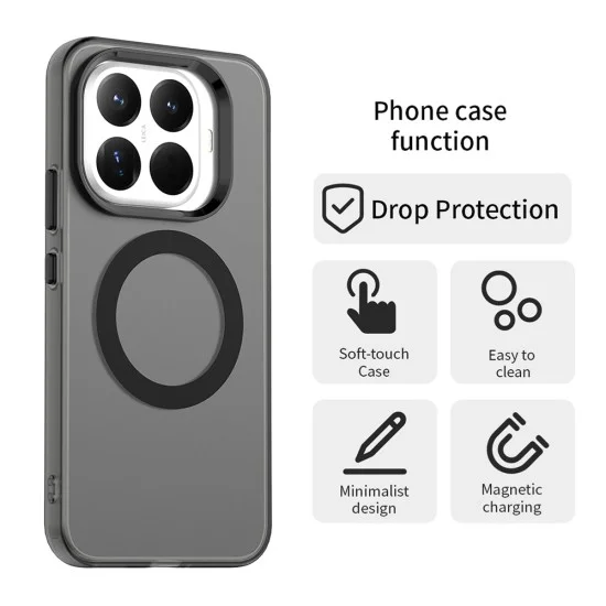 Калъф Techsuit CandyCase MagSafe - Xiaomi 17T Pro - Черен