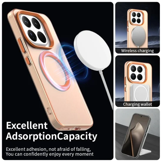 Калъф Techsuit CandyCase MagSafe - Xiaomi 17T Pro - Оранжев