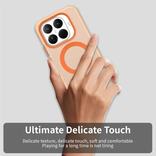 Калъф Techsuit CandyCase MagSafe - Xiaomi 17T Pro - Оранжев
