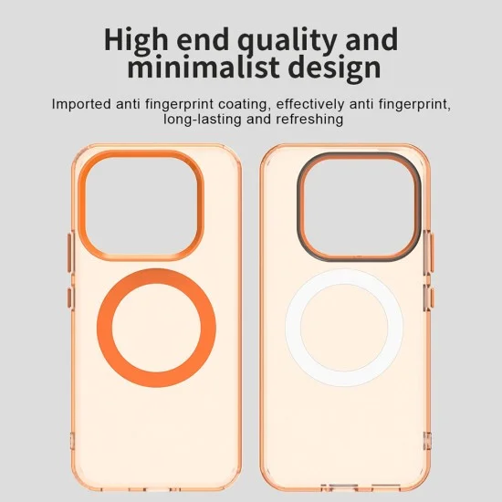 Калъф Techsuit CandyCase MagSafe - Xiaomi 17T Pro - Оранжев