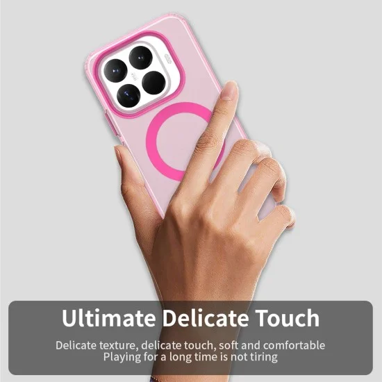 Калъф Techsuit CandyCase MagSafe - Xiaomi 17T Pro - Розов