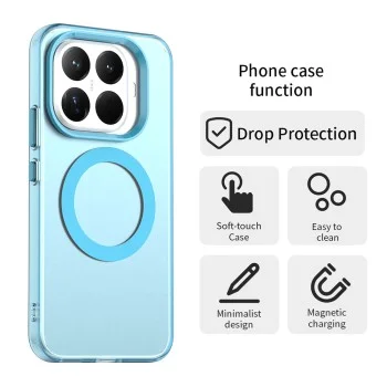 Калъф Techsuit CandyCase MagSafe - Xiaomi 17T Pro - Син