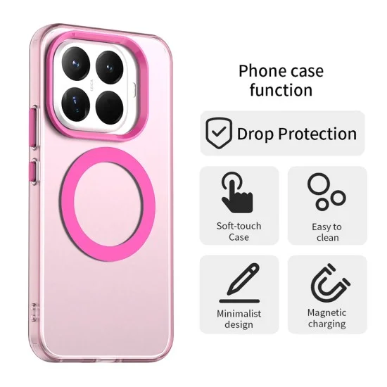 Калъф Techsuit CandyCase MagSafe - Xiaomi 17T - Розов