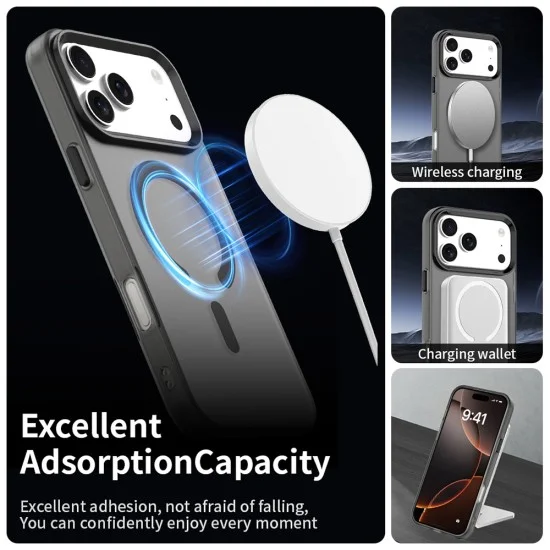 Калъф Techsuit CandyCase MagSafe - iPhone 18 Pro Max / iPhone 17 Pro Max - Черен