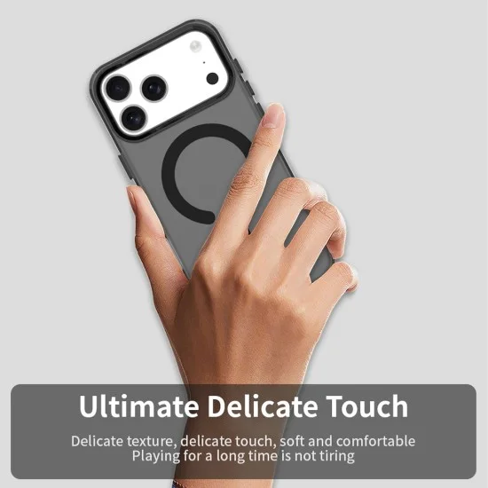 Калъф Techsuit CandyCase MagSafe - iPhone 18 Pro Max / iPhone 17 Pro Max - Черен