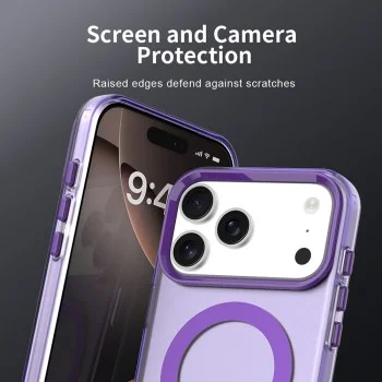 Калъф Techsuit CandyCase MagSafe - iPhone 18 Pro Max / iPhone 17 Pro Max - Лилав