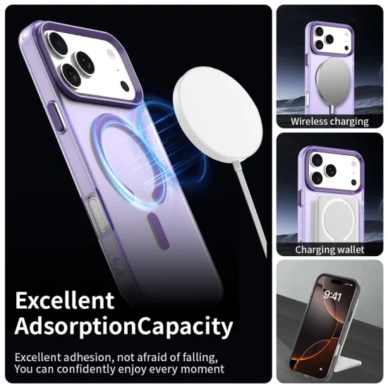 Калъф Techsuit CandyCase MagSafe - iPhone 18 Pro Max / iPhone 17 Pro Max - Лилав