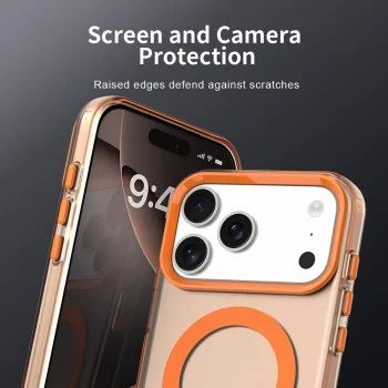 Калъф Techsuit CandyCase MagSafe - iPhone 18 Pro Max / iPhone 17 Pro Max - Оранжев
