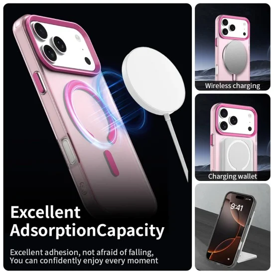 Калъф Techsuit CandyCase MagSafe - iPhone 18 Pro Max / iPhone 17 Pro Max - Розов