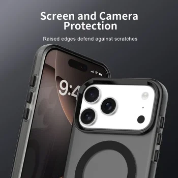 Калъф Techsuit CandyCase MagSafe - iPhone 18 Pro / iPhone 17 Pro - Черен