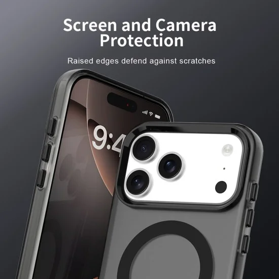 Калъф Techsuit CandyCase MagSafe - iPhone 18 Pro / iPhone 17 Pro - Черен